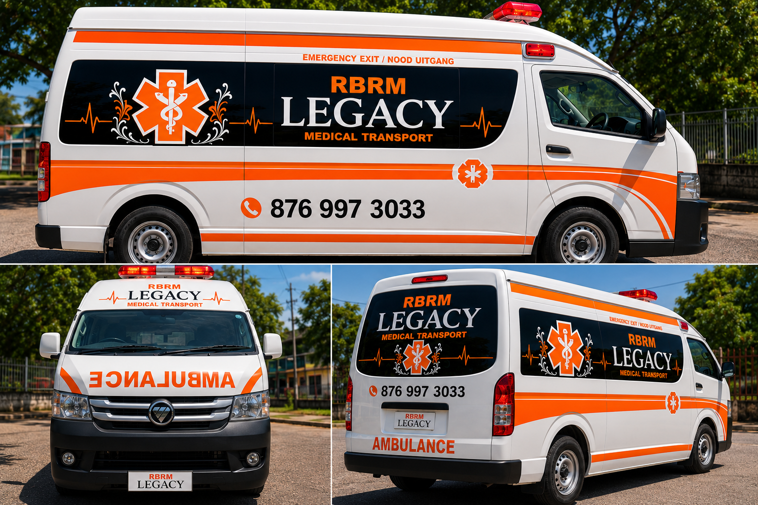 RBRM Legacy Medical Transport ambulance fleet